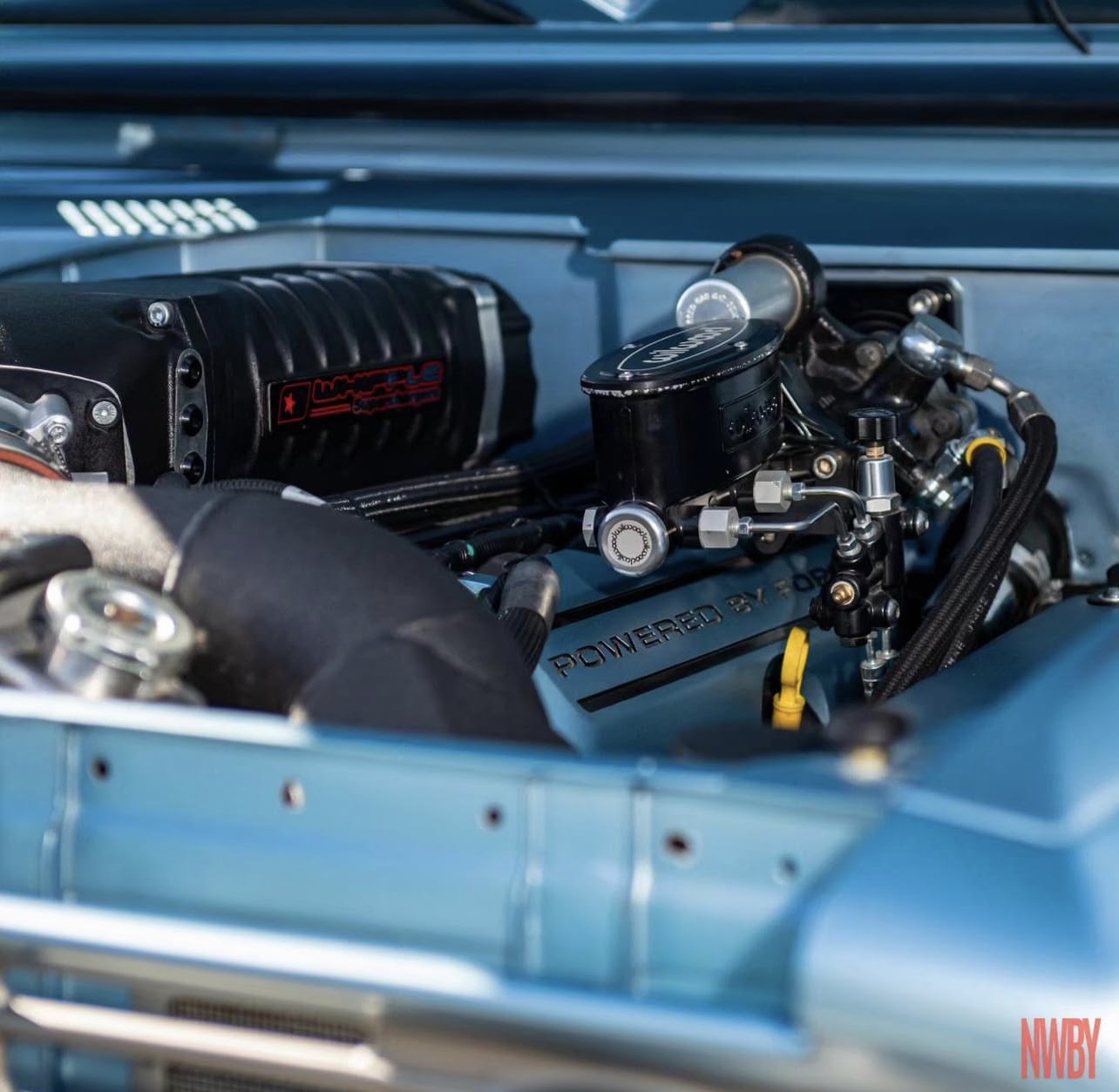 Supercharged Coyote Engine